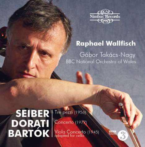 Raphael Wallfisch - Seiber / Dorati / Bartok, CD