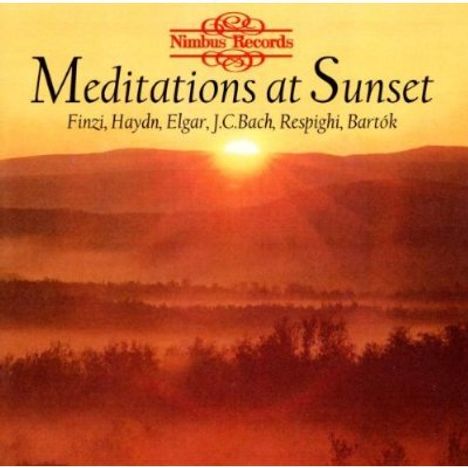 English String Orchestra - Meditations at Sunset, CD
