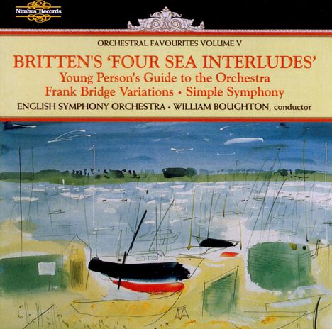 Benjamin Britten (1913-1976): Four Sea Interludes op.33a, CD