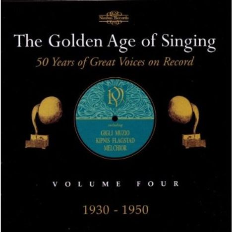 The Golden Age of Singing Vol.4:1930-1950, 2 CDs