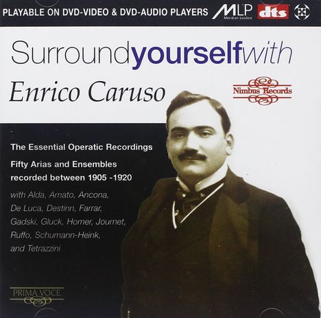 Enrico Caruso (1873-1921): Enrico Caruso - Surroun, DVD