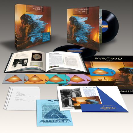 The Alan Parsons Project: Pyramid (Half Speed Remaster) (180g) (Limited Super Deluxe Boxset) (45 RPM) (in Deutschland/Österreich/Schweiz exklusiv für jpc!), 2 LPs, 4 CDs und 1 Blu-ray Audio
