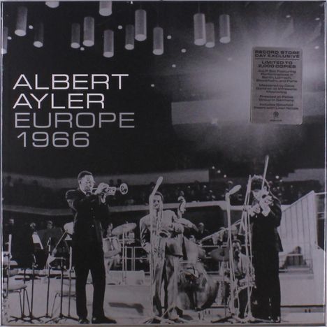 Albert Ayler (1936-1970): Europe 1966 (RSD Exclusive) (Limited Edition), 4 LPs