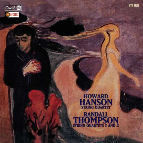 Randall Thompson (1899-1984): Streichquartette Nr.1 &amp; 2, CD