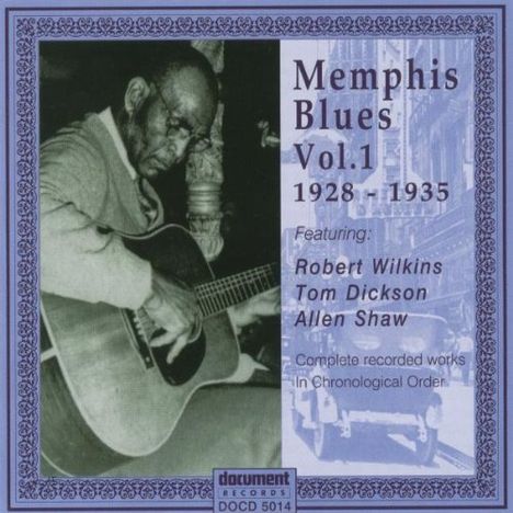 Memphis Blues Vol. 1: 1928 - 1935, CD