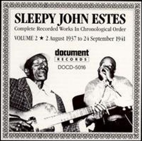 Sleepy John Estes: Vol 2 1937 - 1941, CD