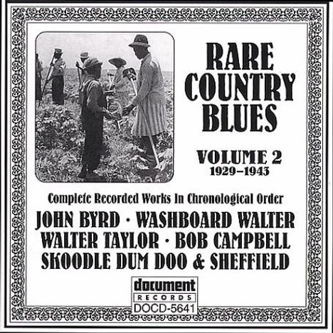 Rare Country Blues 2: 1929-1943 / Various: Rare Country Blues 2: 1929-1943 / Various, CD
