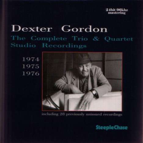 Dexter Gordon (1923-1990): The Complete Trio &amp; Quartet Studio Recordings 1974 - 1976, 8 CDs