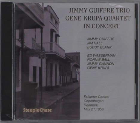 Jimmy Guiffre &amp; Gene Krupa: In Concert (Falkoner Centre, Copenhagen, May 21, 1959), CD