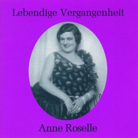 Anne Roselle singt Arien, CD