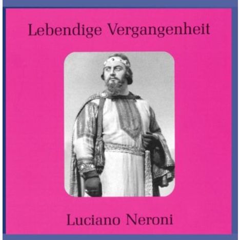 Luciano Neroni sing Arien, CD