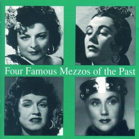 4 Famous Mezzos of the Past, CD