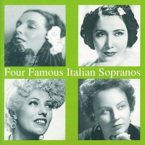 4 Famous Italian Sopranos, CD