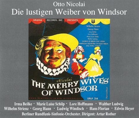 Otto Nicolai (1810-1849): Die lustigen Weiber von Windsor, CD