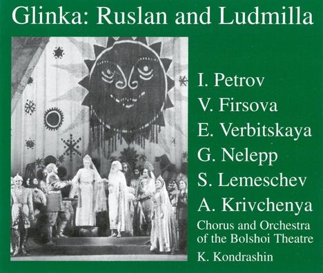 Michael Glinka (1804-1857): Ruslan &amp; Ludmila, 3 CDs