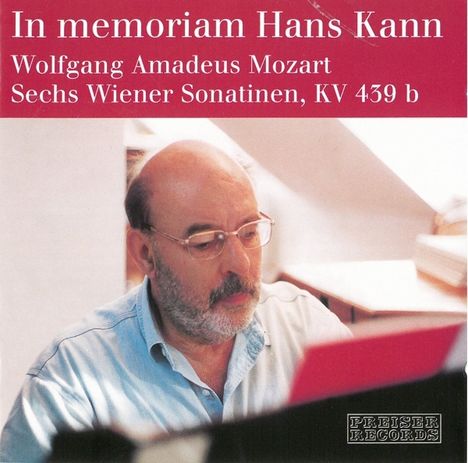 Wolfgang Amadeus Mozart (1756-1791): Sonatinen Nr.1-6 nach KV 439b (Wiener Sonatinen), CD