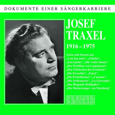 Josef Traxel singt Arien, CD