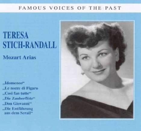 Teresa Stich-Randall singt Mozart, CD