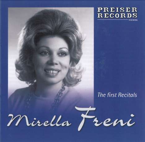 Mirella Freni - The first Recitals, CD