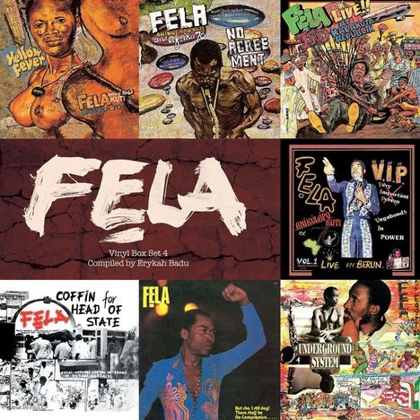 Fela Kuti: Vinyl Box Set 4 (Compiled By Erykah Badu), 7 LPs