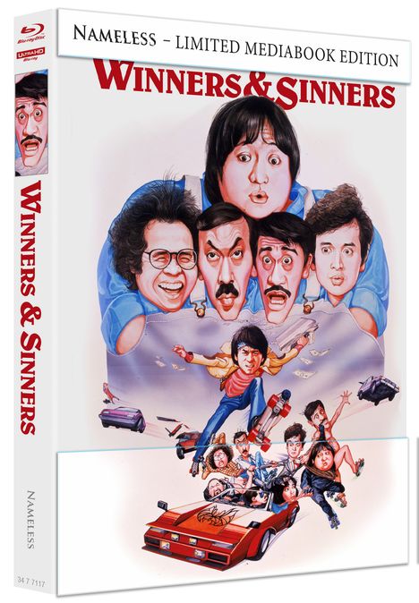 Winners & Sinners (Ultra HD Blu-ray & Blu-ray im Mediabook), 1 Ultra HD Blu-ray und 1 Blu-ray Disc