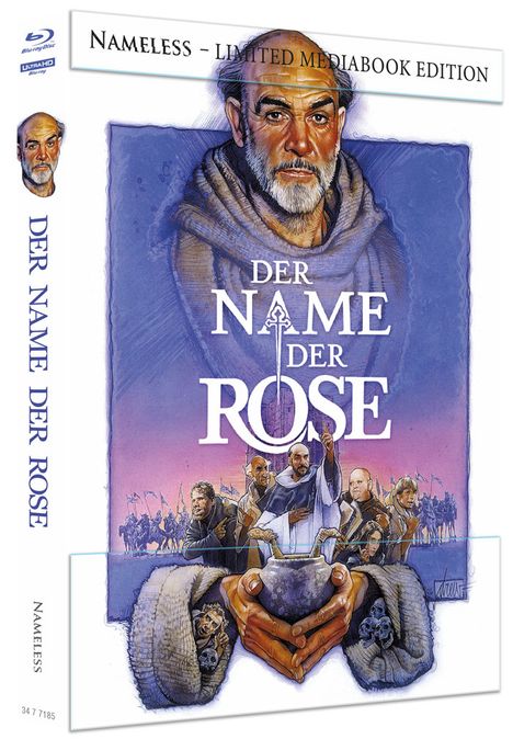 Der Name der Rose (Ultra HD Blu-ray & Blu-ray im Mediabook), 1 Ultra HD Blu-ray und 1 Blu-ray Disc