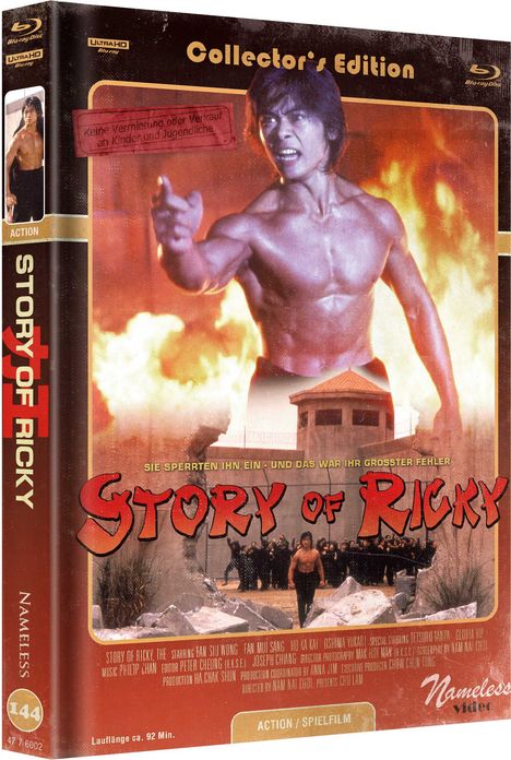 Story of Ricky (Ultra HD Blu-ray &amp; Blu-ray im Mediabook), 1 Ultra HD Blu-ray und 1 Blu-ray Disc