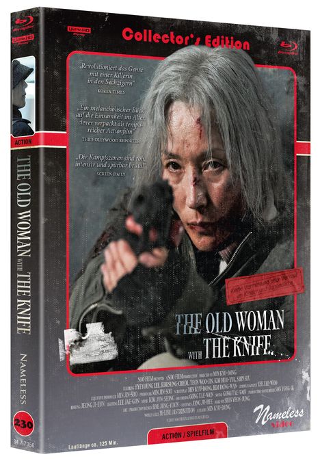 The Old Woman with the Knife (Ultra HD Blu-ray & Blu-ray im Mediabook), 1 Ultra HD Blu-ray und 1 Blu-ray Disc