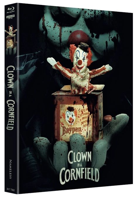 Clown in a Cornfield (Ultra HD Blu-ray & Blu-ray im Mediabook), 1 Ultra HD Blu-ray und 1 Blu-ray Disc
