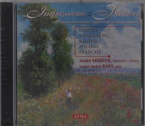 Andre Moisan - Impressons from France, CD