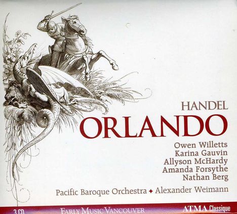 Georg Friedrich Händel (1685-1759): Orlando HWV 31, 3 CDs
