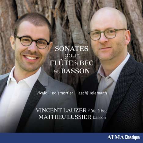 Vincent Lauzer &amp; Mathieu Lussier - Sonaten für Blockflöte &amp; Fagott, CD