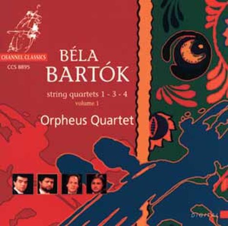 Bela Bartok (1881-1945): Streichquartette Nr.1,3,4, CD