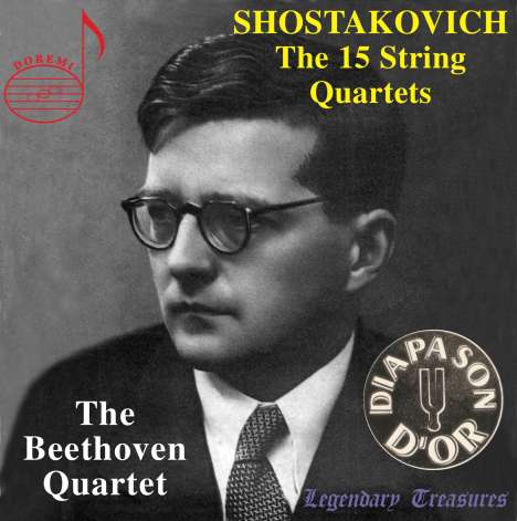 Dmitri Schostakowitsch (1906-1975): Streichquartette Nr.1-15, 5 CDs