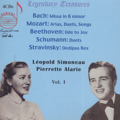 Leopold Simoneau &amp; Pierrette Alarie - Legendary Treasures 1, 4 CDs
