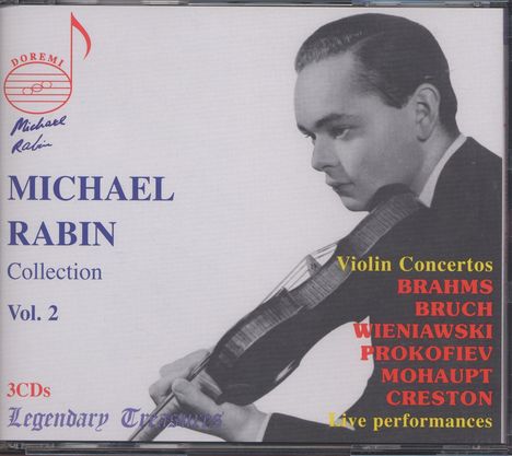 Michael Rabin  - Legendary Treasures Vol. 2, 3 CDs