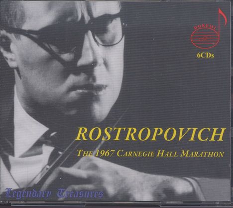 Mstislav Rostropovich  - The 1967 Carnegie Hall Marathon, 6 CDs