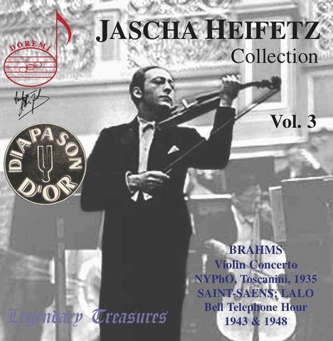 Jascha Heifetz - Legendary Treasures Vol.3, CD