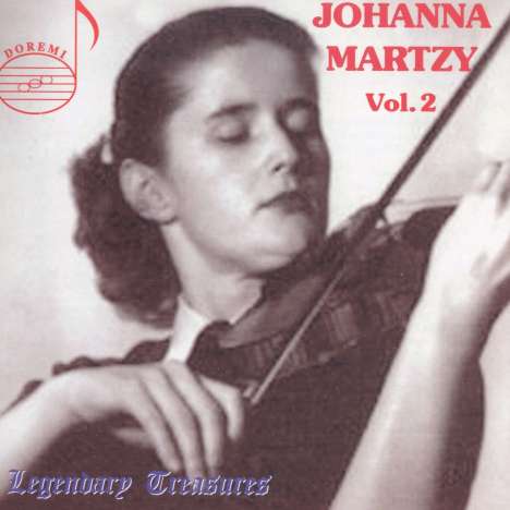 Johanna Martzy - Legendary Treasures Vol.2, CD