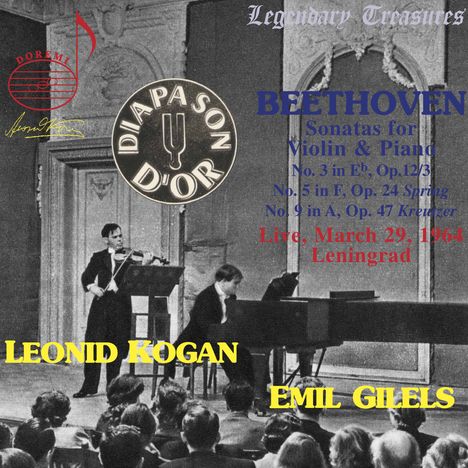 Ludwig van Beethoven (1770-1827): Violinsonaten Nr.3,5,9, CD