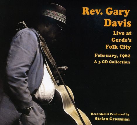 Blind Gary Davis: Rev.Gary Davis Live At Gerdes, 3 CDs