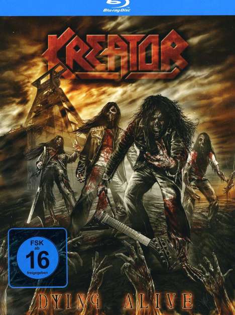 Kreator: Dying Alive (Limited Edition Digipack) (BR + 2 CD), 1 Blu-ray Disc und 2 CDs