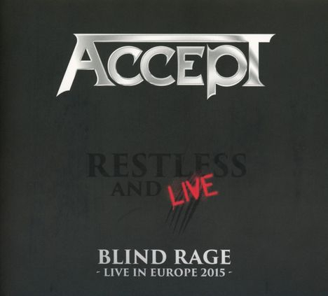 Accept: Restless And Live 2015, 2 CDs