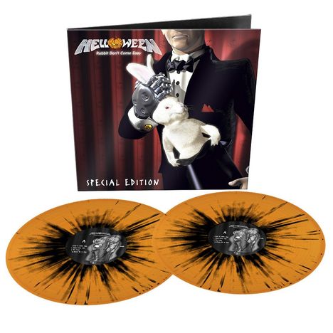 Helloween: Rabbit Don't Come Easy (Limited Edition) (Orange W/ Black Splatter Vinyl), 2 LPs