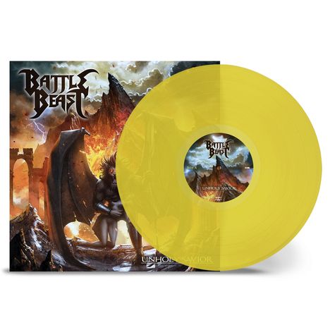 Battle Beast: Unholy Savior (Transparent Yellow Vinyl), LP