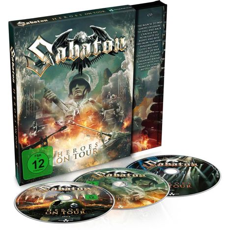 Sabaton: Heroes On Tour: Live 2015, 2 DVDs und 1 CD