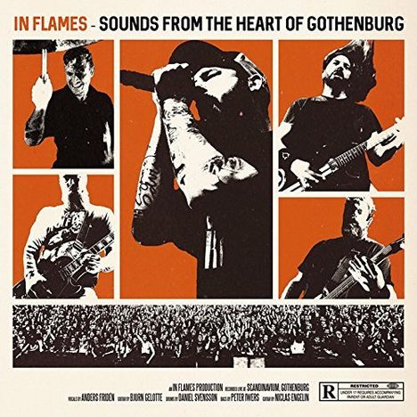 In Flames: Sounds From The Heart Of Gothenburg (Limited Edition Earbook), 2 CDs, 1 Blu-ray Disc, 1 DVD und 1 Buch