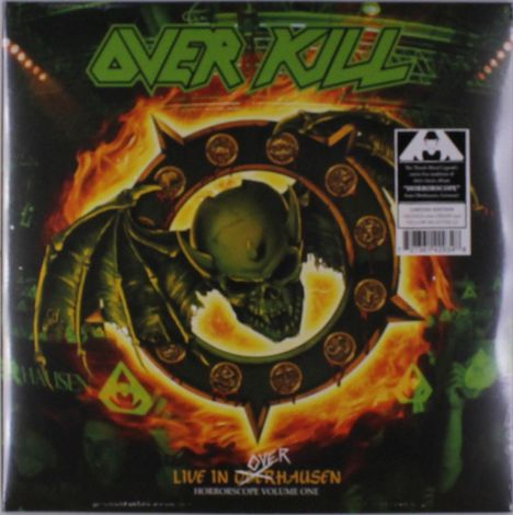 Overkill: Live In Overhausen: Horrorscope Volume One (Limited-Edition) (Orange W/ Green &amp; Yellow Splatter Vinyl), 2 LPs