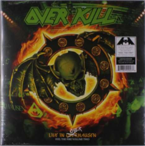 Overkill: Live In Overhausen Volume Two: Feel The Fire (Limited-Edition) (Green/Orange/Yellow Splatter Vinyl), 2 LPs