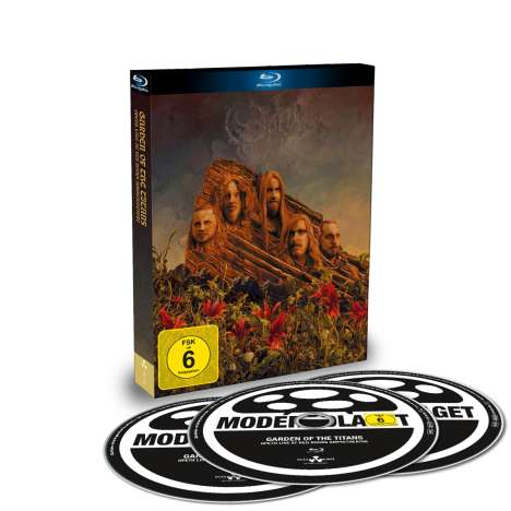 Opeth: Garden Of The Titans (Live At Red Rocks Amphitheater 2017), 1 Blu-ray Disc und 2 CDs